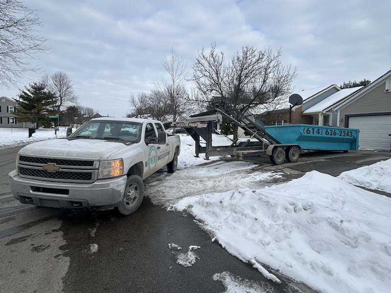 First time renting a dumpster delivery in Columbus Ohio