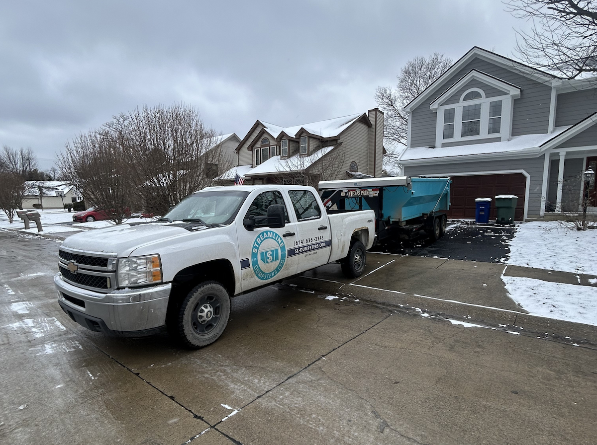 Dumpster rental strategy for house flippers in Columbus Ohio